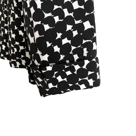 TAHARI ARTHUR S. LEVINE Black & White Graphic Printed Blazer Jacket 8P - Picture 7 of 8